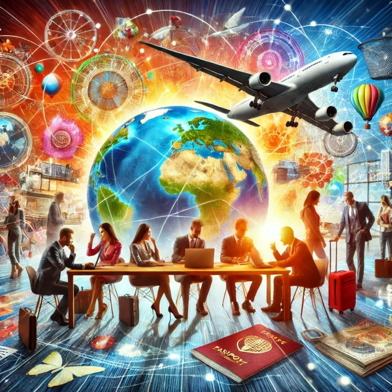 Agência de viagens na rede turisticas