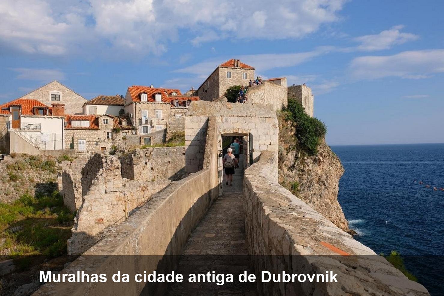 Muralhas da cidade antiga de Dubrovnik